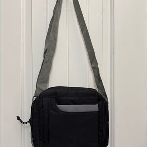 Black and Gray Crossbody Bag